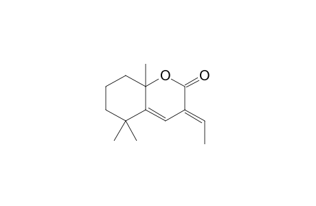 (3E)-3-ethylidene-5,5,8a-trimethyl-7,8-dihydro-6H-1-benzopyran-2-one