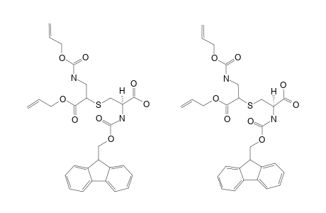 3-[(R/S)-1-ALLYLOXYCARBONYL-2-(ALLYLOXYCARBONYLAMINO)-ETHYLSULFANYL]-(R)-2-(FLUOREN-9-YLMETHOXYCARBONYLAMINO)-PROPIONIC-ACID