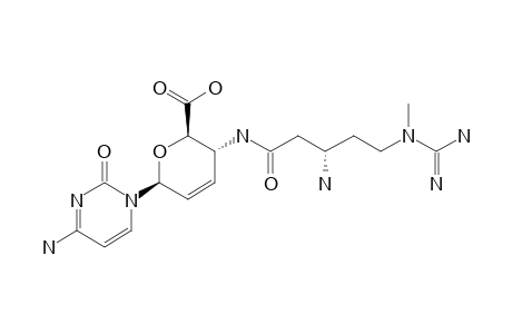 (2R,3R,6S)-3-[[(3S)-5-(amidino-methyl-amino)-3-amino-pentanoyl]amino]-6-(4-amino-2-keto-pyrimidin-1-yl)-3,6-dihydro-2H-pyran-2-carboxylic acid