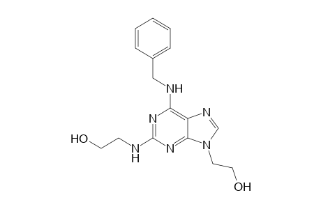2-[[6-(benzylamino)-9-(2-hydroxyethyl)purin-2-yl]amino]ethanol