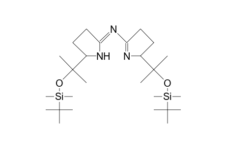 (S,S)-5-(2-<1-T-Bu-dime-silyloxy-1-me-et>-3,4-dihydro-2H-pyrrol-5-yl)imino-2-(<1-T-bu-dime-siloxy-1-me-et>)-pyrrolidine
