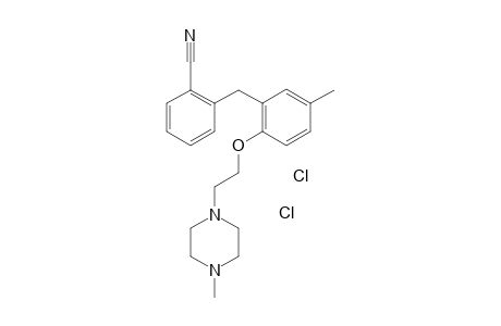 2-(5-Methyl-2-(2-(4-methylpiperazin-1-yl)ethoxy)benzyl)benzonitrile dihydrochloride