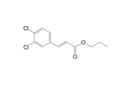 (E)-3-(3,4-dichlorophenyl)-2-propenoic acid propyl ester