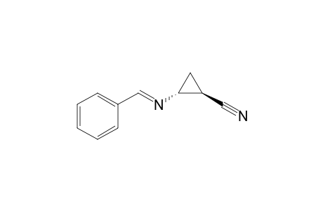 trans-2-(Benzylideneamino)cyclopropanecarbonitrile