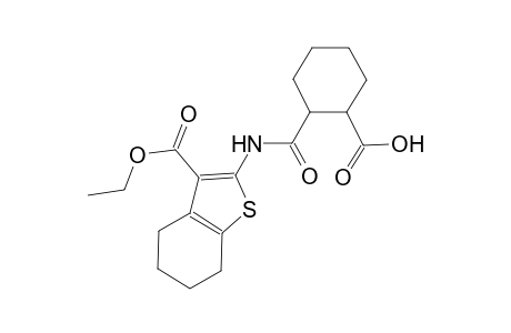 2-({[3-(ethoxycarbonyl)-4,5,6,7-tetrahydro-1-benzothien-2-yl]amino}carbonyl)cyclohexanecarboxylic acid