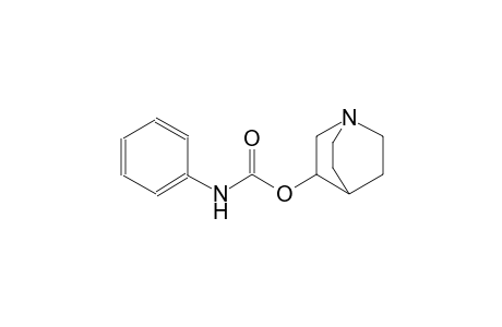 carbamic acid, phenyl-, 1-azabicyclo[2.2.2]oct-3-yl ester