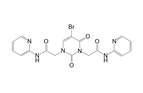 2,2'-(5-bromo-2,4-dioxopyrimidine-1,3(2H,4H)-diyl)bis(N-(pyridin-2-yl)acetamide)