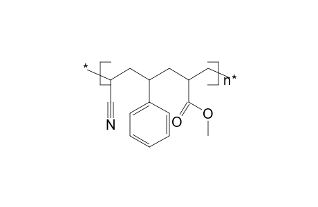 Poly(acrylonitrile-co-styrene-co-methyl acrylate)
