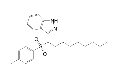 3-{[1'-(p-Methylphenyl)sulfonyl]nonyl}-1H-indazole