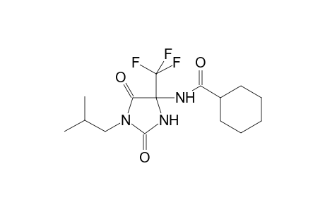 Cyclohexanecarboxamide, N-[1-(2-methylpropyl)-2,5-dioxo-4-(trifluoromethyl)-4-imidazolidinyl]-