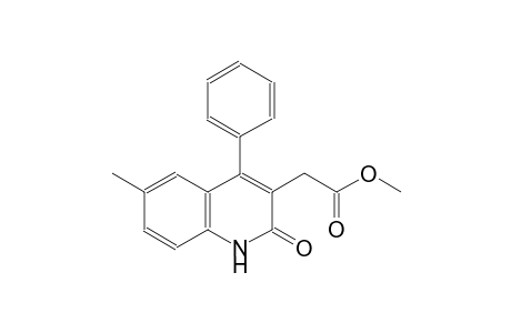 3-quinolineacetic acid, 1,2-dihydro-6-methyl-2-oxo-4-phenyl-, methyl ester