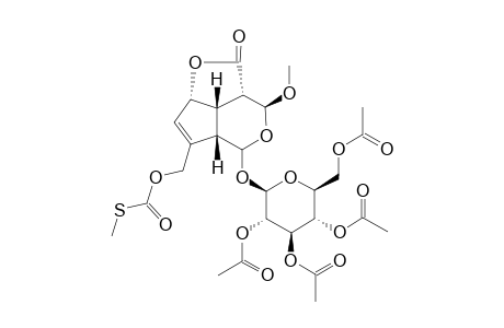 3,4-DIHYDRO-3-METHOXY-PAEDEROSIDE-TETRAACETATE