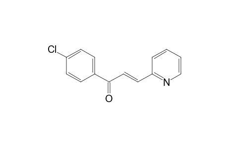 (E)-1-(4-chlorophenyl)-3-(2-pyridinyl)-2-propen-1-one