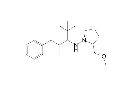 3-N-[2'-(Methoxymethyl)pyrrolidin-1'-yl]amino-2,2,4-trimethyl-5-phenylpentane