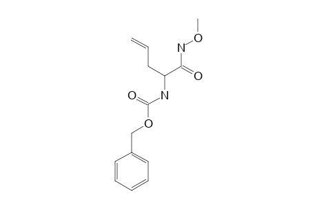 2-[(BENZYLOXYCARBONYL)-AMINO]-N-METHOXY-4-PENTENAMIDE