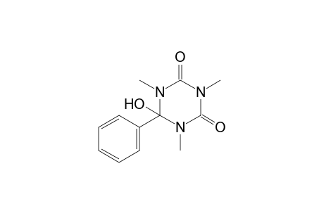 dihydro-6-hydroxy-6-phenyl-1,3,5-trimethyl-s-triazine-2,4(1H,3H)-dione