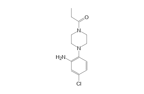5-chloro-2-(4-propionyl-1-piperazinyl)aniline