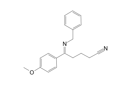5-(Benzylimino)-5-(4-methoxyphenyl)pentanenitrile