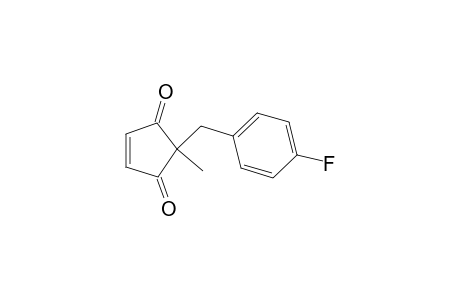 2-(4-Fluorobenzyl)-2-methylcyclopent-4-ene-1,3-dione