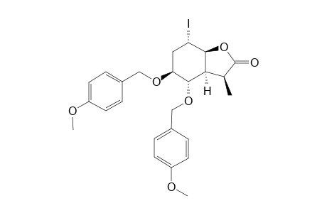 (3S,3aS,4S,5S,7S,7aS)-7-iodanyl-4,5-bis[(4-methoxyphenyl)methoxy]-3-methyl-3a,4,5,6,7,7a-hexahydro-3H-1-benzofuran-2-one