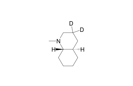 Quinoline-3-D, decahydro-3-D-1-methyl-, trans-