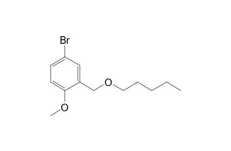 5-Bromo-2-methoxybenzyl alcohol, N-pentyl ether