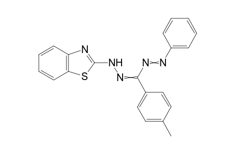 1-(2-benzothiazolyl)-3-(4-methylphenyl)-5-phenylformazan