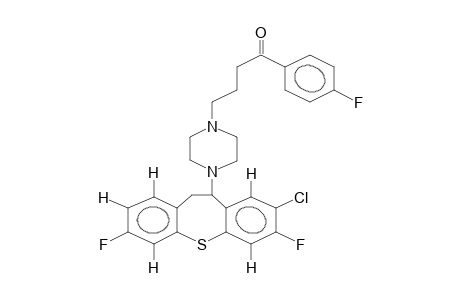 2-CHLORO-3,7-DIFLUORO-11-{4-[3-(4-FLUOROBENZOYLPROPYL)]PIPERAZINO}-10,11-DIHYDRODIBENZO[B,F]THIEPIN