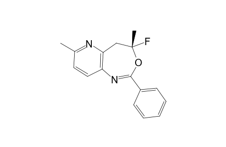 (4S)-4-Fluoro-4,7-methyl-2-phenyl-4,5-dihydro-6N-pyridooxazepine