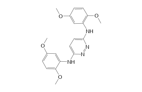 3-N,6-N-bis(2,5-dimethoxyphenyl)pyridazine-3,6-diamine
