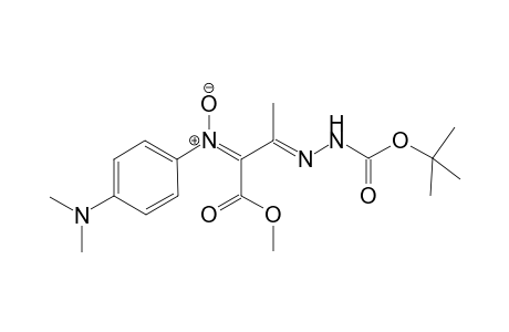 N1-(tert-Butoxycarbonyl)-N2-[3-(methoxycarbonyl)-3-[4-(N",N"-dimethylaminophenyl)imino-N'-oxide]prop-2-ylidene]hydrazone