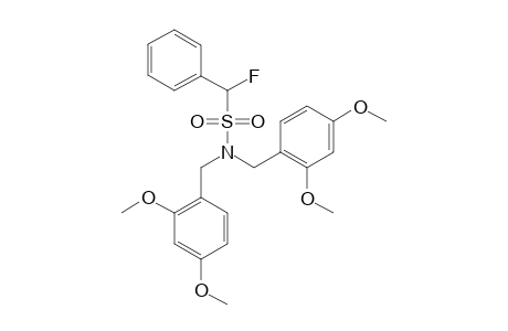 N,N-BIS-(2,4-DIMETHOXYBENZYL)-1-FLUORO-1-PHENYLMETHANESULFONAMIDE