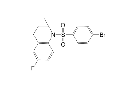 1-[(4-bromophenyl)sulfonyl]-6-fluoro-2-methyl-1,2,3,4-tetrahydroquinoline