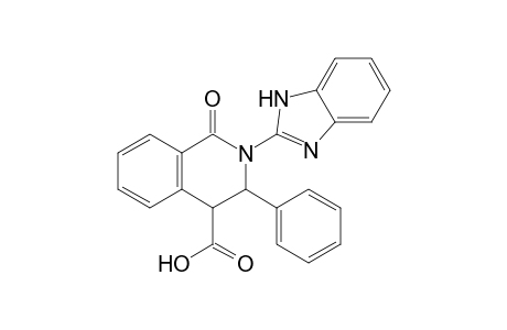 1-Oxo-2-(1H-benzoimidazolyl)-3-phenyl-1,2,3,4-tetrahydroisoquinoline-4-carboxylic Acid