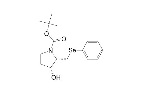 (2S,3R)-3-hydroxy-2-[(phenylseleno)methyl]-1-pyrrolidinecarboxylic acid tert-butyl ester