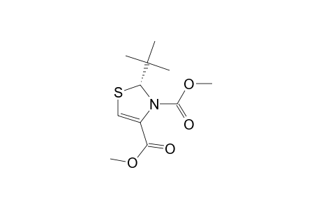(2R)-dimethyl 2-(t-butyl)-2,3-dihydro-1,3-thiazole-3,4-dicarboxylate