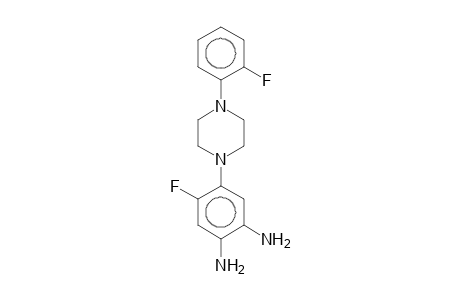 4-Fluoro-5-[4-(2-fluorophenyl)-1-piperazinyl]-1,2-benzenediamine