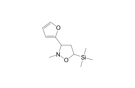 N-Methyl-3-furyl-5-(trimethylsilyl)isoxazolidine