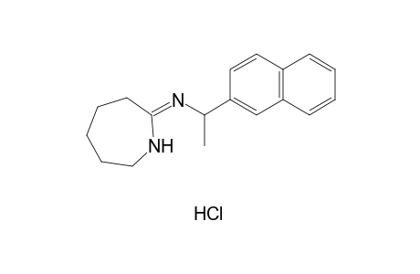 HEXAHYDRO-2-{[1-(2-NAPHTHYL)ETHYL]IMINO}-1H-AZEPINE, MONOHYDROCHLORIDE