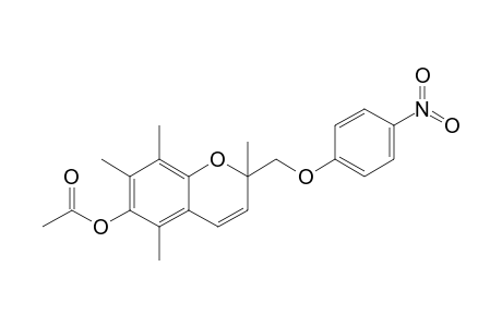 6-Acetoxy-2,5,7,8-tetramethyl-2-[(4-nitrophenoxy)methyl]-2H-benzopyran