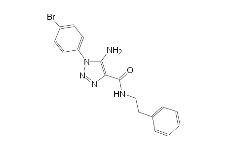 1H-1,2,3-triazole-4-carboxamide, 5-amino-1-(4-bromophenyl)-N-(2-phenylethyl)-