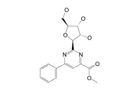 METHYL-2-(BETA-D-RIBOFURANOSYL)-6-PHENYL-PYRIMIDINE-4-CARBOXYLATE