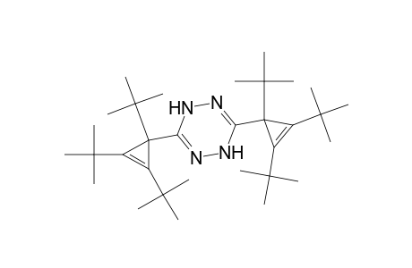 1,4-Dihydro-3,6-bis[1,2,3-tri(t-butyl)-2-cyclopropen-1-yl] 1,2,4,5-tetrazine