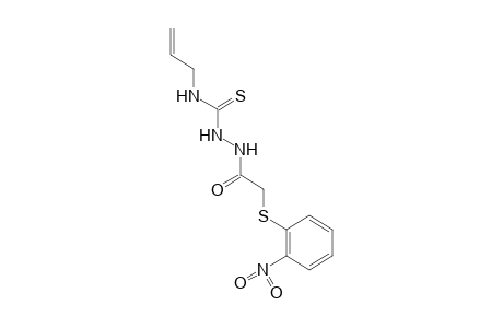 4-allyl-1-{[(o-nitrophenyl)thio]acetyl}-3-thiosemicarbazide