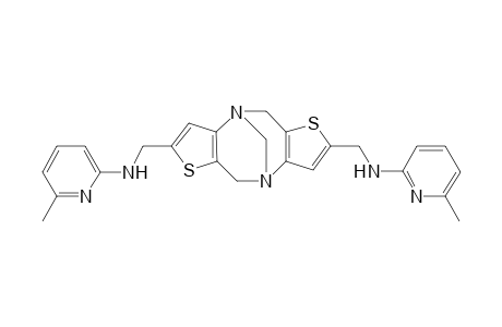 Bis[(6-methylpyridin-2-yl)aminomethyl]-5H,10H-4,9-methanodithieno[3,2-b;3',2'-f]diazocine