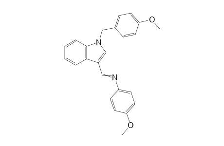 4-Methoxy-N-{[1-(4-methoxybenzyl)-1H-indol-3-yl]methylene}aniline