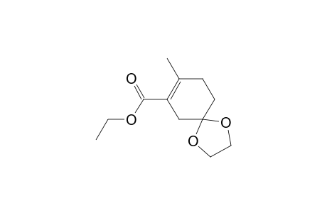 1,4-Dioxaspiro[4.5]dec-7-ene-7-carboxylic acid, 8-methyl-, ethyl ester