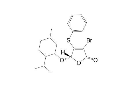5-(l-Menthyloxy)-4-phenylthio-3-bromo-2(5H)-furanone