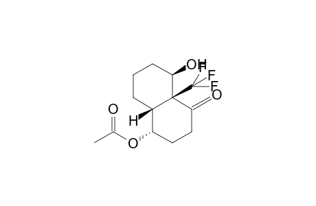 4.alpha.-acetoxy-8.beta.-hydroxy-3,4,4a.beta.,5,6,7,8.8a.beta.-octahydro-8a-trifluoromethylnaphthalene-1(2H)-one