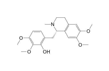 Phenol, 2,3-dimethoxy-6-[(1,2,3,4-tetrahydro-6,7-dimethoxy-2-methyl-1-isoquin olinyl)methyl]-, (S)-
